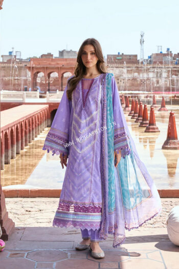 Aangan Prints With Chiffon Dupatta By Kahf ' 26 | KPS-06A