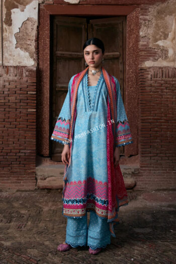 Aangan Prints With Chiffon Dupatta By Kahf ' 26 | KPS-07B