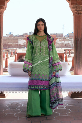 Aangan Prints With Chiffon Dupatta By Kahf ' 26 | KPS-08B
