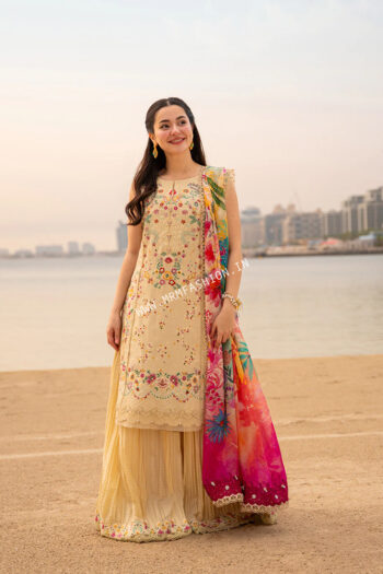 Aya Luxury Lawn By Faiza Saqlain ' 26 | Merjem