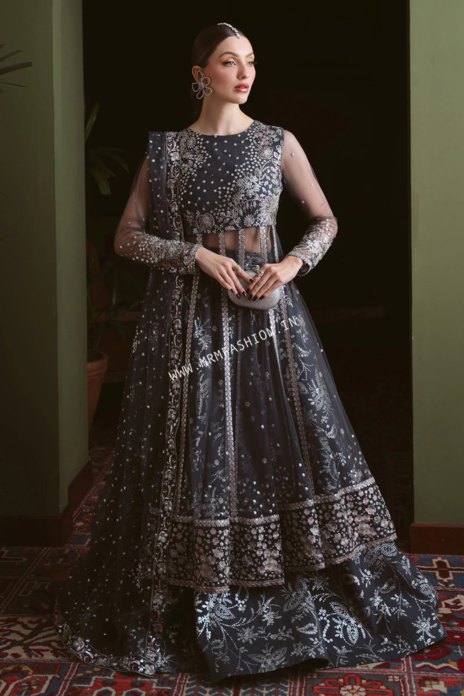 Elaya Luxury Chiffon Hand Embellishment By Nureh ' 26 | NEL-90