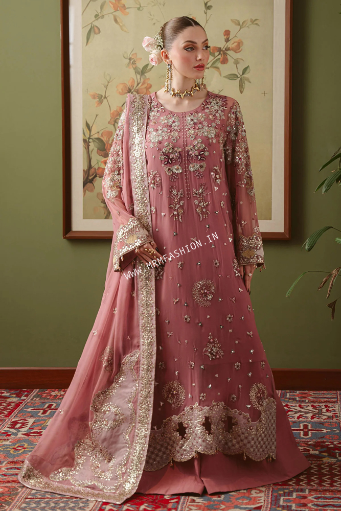 Elaya Luxury Chiffon Hand Embellishment By Nureh ' 26 | NEL-91