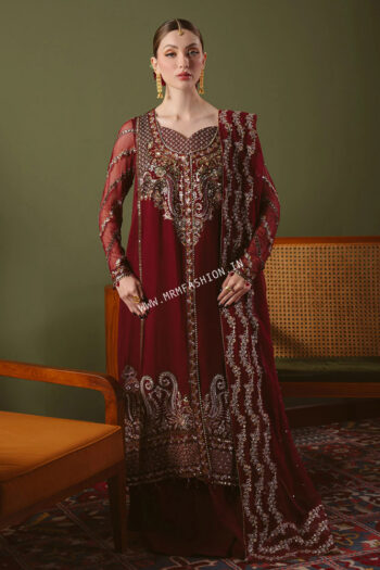 Elaya Luxury Chiffon Hand Embellishment By Nureh ' 26 | NEL-92