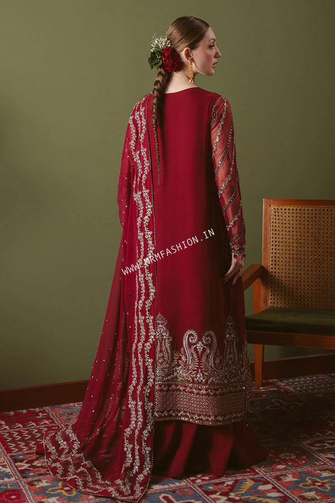 Elaya Luxury Chiffon Hand Embellishment By Nureh ' 26 | NEL-92 - Image 2