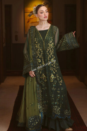 Elaya Luxury Chiffon Hand Embellishment By Nureh ' 26 | NEL-93