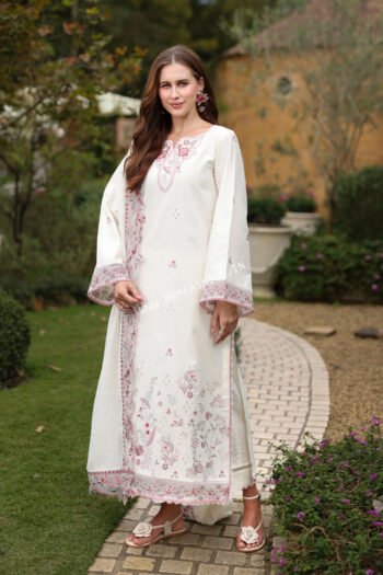 Raaya Luxury Embroidered Lawn By Rang Rasiya ' 26 | Evlayn