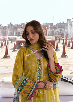 Aangan Printed Lawn By Kahf 2026 - Original