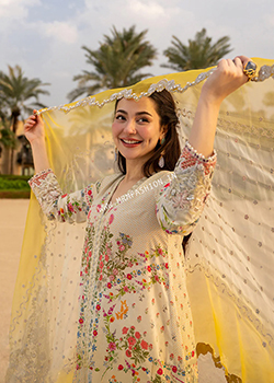 Aya Luxury Lawn By Faiza Saqlain 2026 - Original