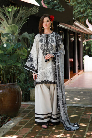 Urbane Embroidered Lawn With Chiffon Dupatta By Jade ' 26 | 21149