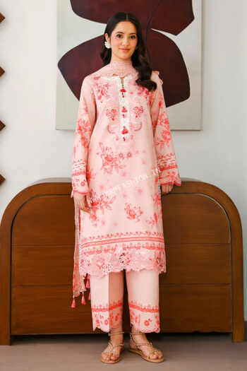 Sunlit Tales Printed & Embroidered Edit By Roheenaz ' 26 | Coral Whisper
