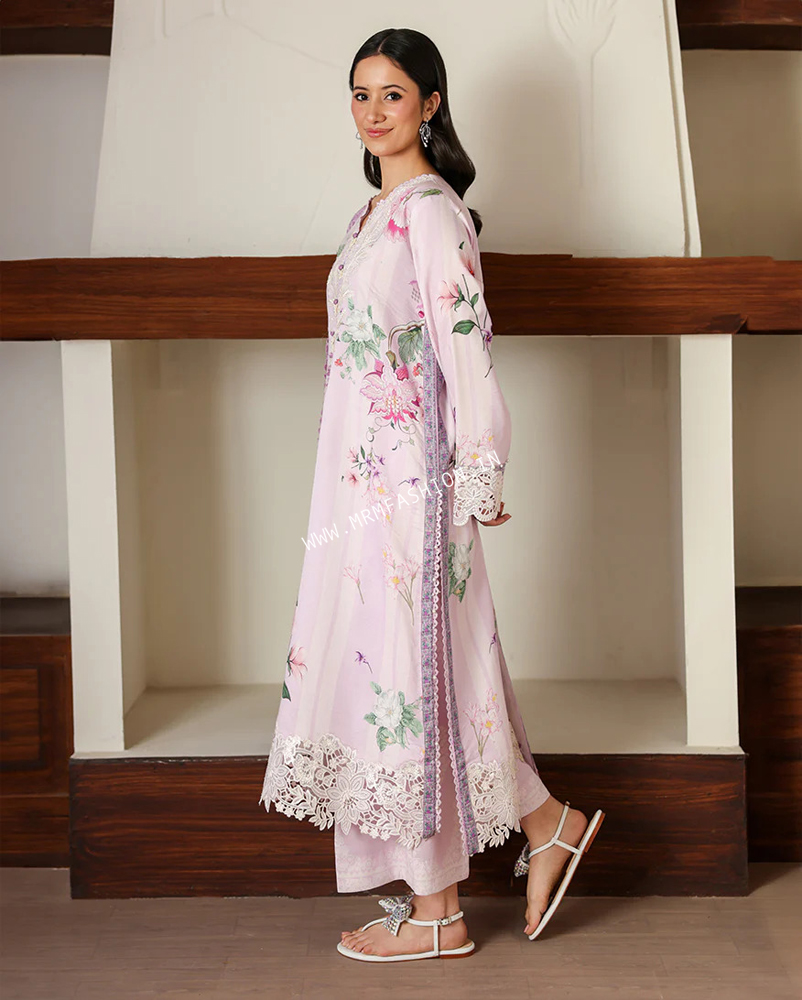 Sunlit Tales Printed & Embroidered Edit By Roheenaz ' 26 | Dandelion Dream - Image 2