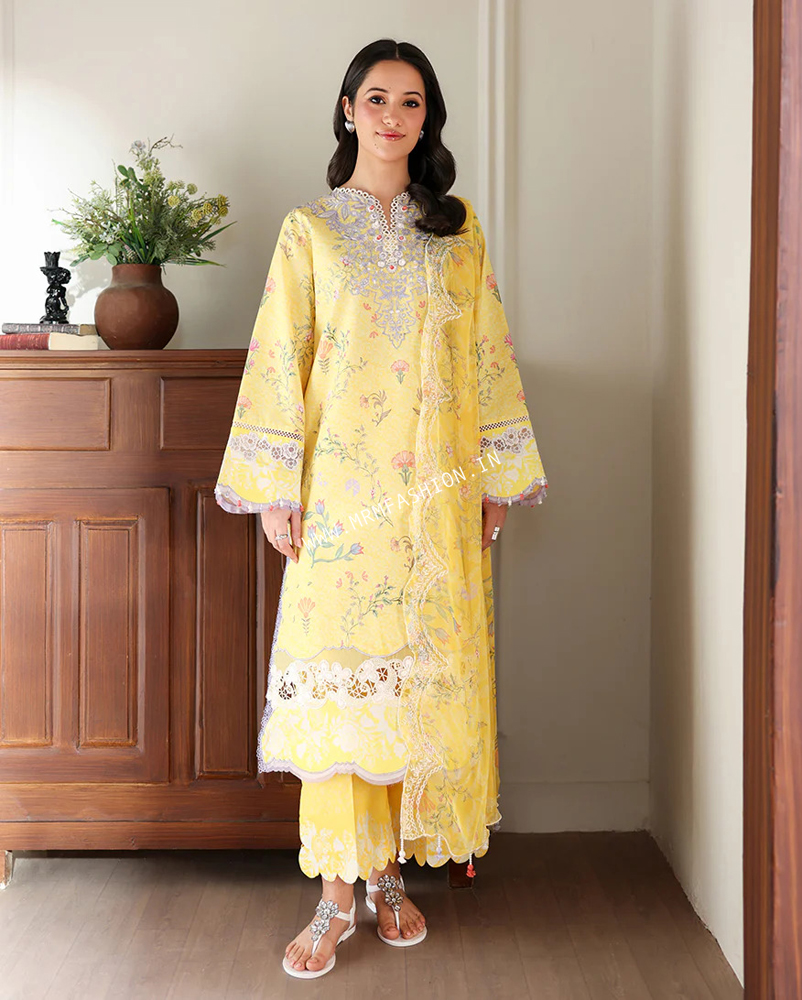 Sunlit Tales Printed & Embroidered Edit By Roheenaz ' 26 | Honey Haze