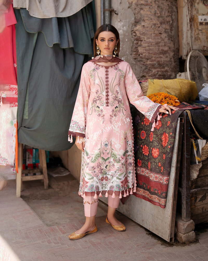Jade Urbane Printed Lawn With Chiffon Dupatta ' 26 | 26-UDP-II-21125B