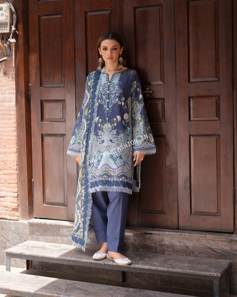 Jade Urbane Printed Lawn With Chiffon Dupatta ' 26 | 26-UDP-II-21127A