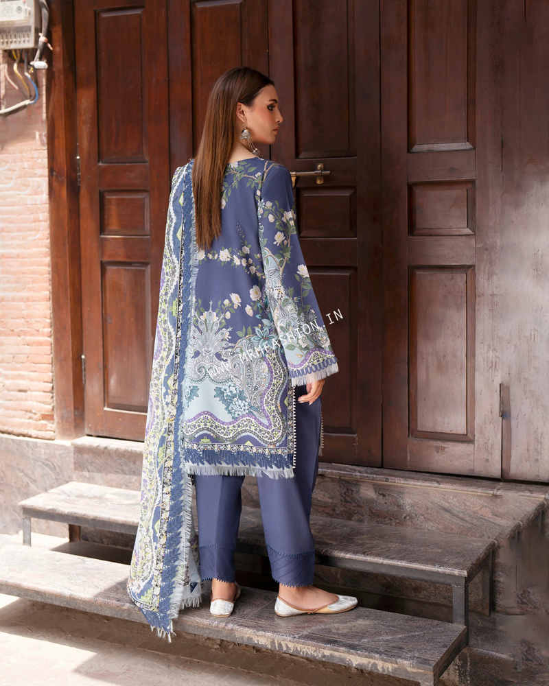 Jade Urbane Printed Lawn With Chiffon Dupatta ' 26 | 26-UDP-II-21127A - Image 2