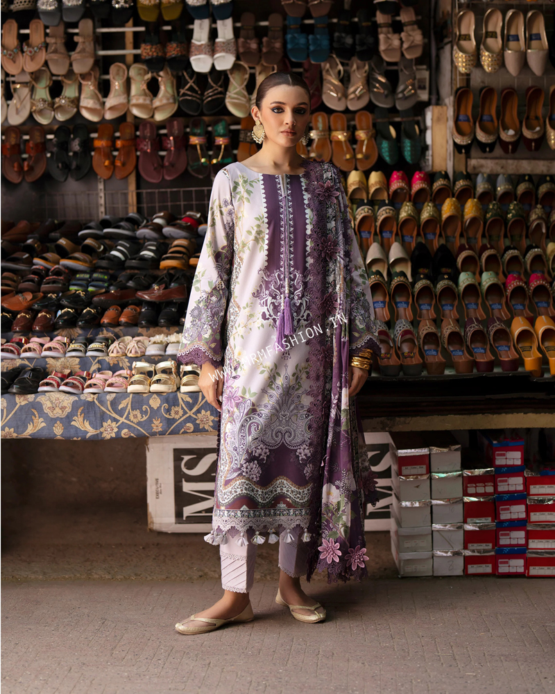 Jade Urbane Printed Lawn With Chiffon Dupatta ' 26 | 26-UDP-II-21127B
