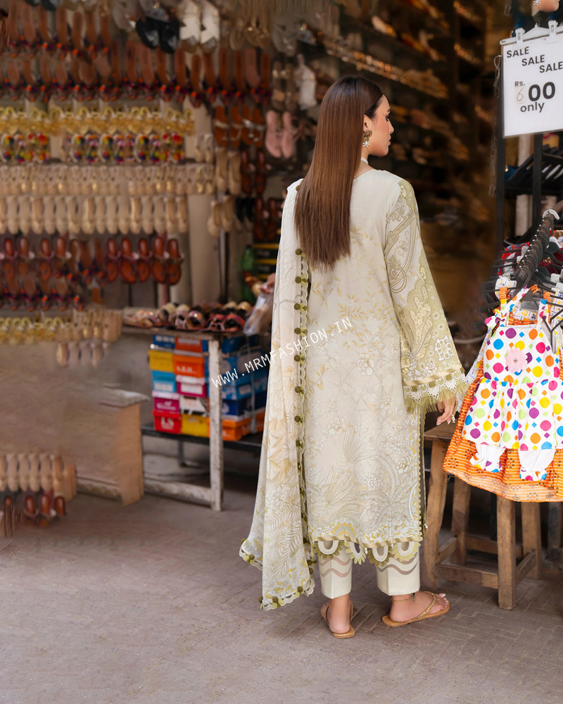 Jade Urbane Printed Lawn With Chiffon Dupatta ' 26 | 26-UDP-II-21128A - Image 2