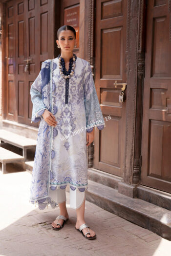 Jade Urbane Printed Lawn With Chiffon Dupatta ' 26 | 26-UDP-II-21128B