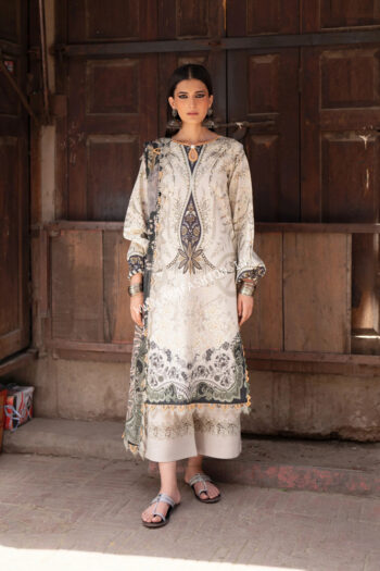 Jade Urbane Printed Lawn With Chiffon Dupatta ' 26 | 26-UDP-II-21130A