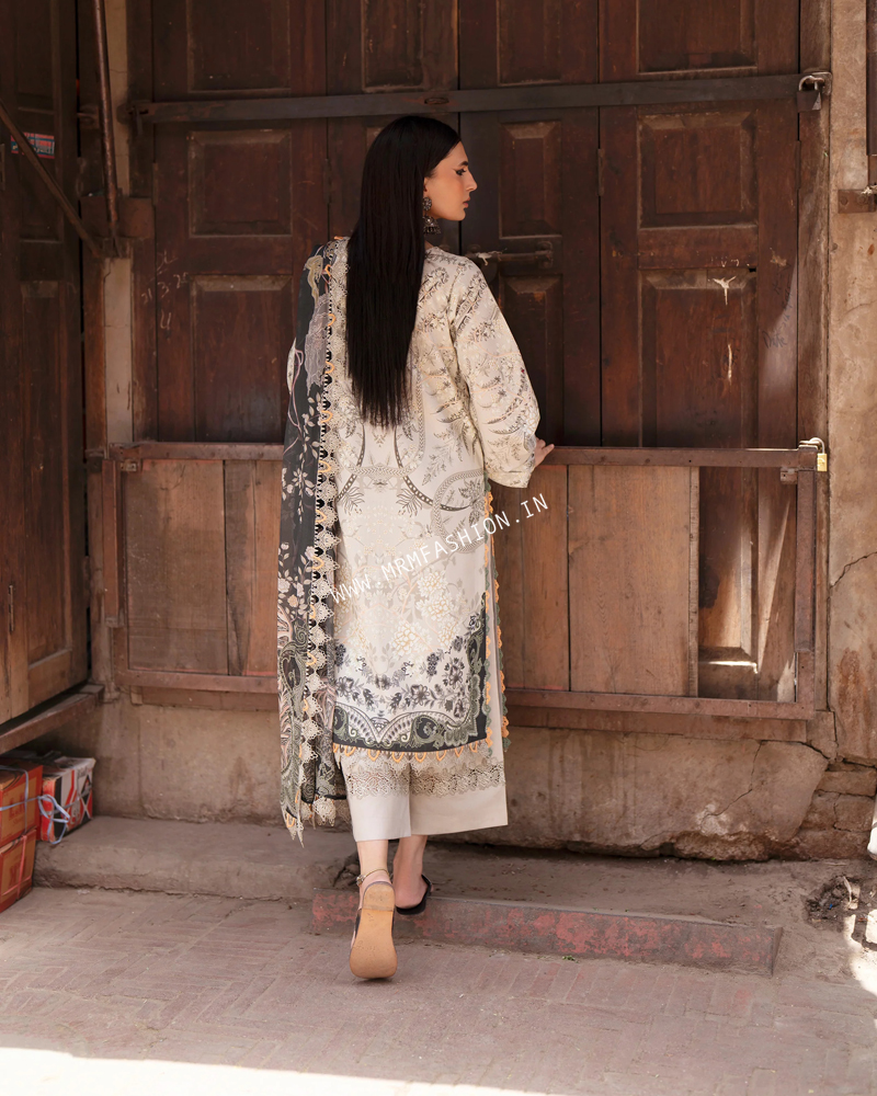 Jade Urbane Printed Lawn With Chiffon Dupatta ' 26 | 26-UDP-II-21130A - Image 2