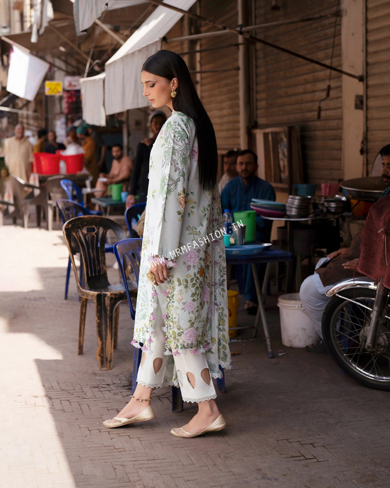 Jade Urbane Printed Lawn With Chiffon Dupatta ' 26 | 26-UDP-II-21133A - Image 2