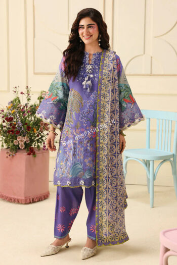 Mushq Soleil Prints Lawn ' 26 | Camellia Kiss