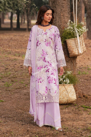Ramsha Dhanak Embroidered Lawn Volume 1 ' 26 | DH-104