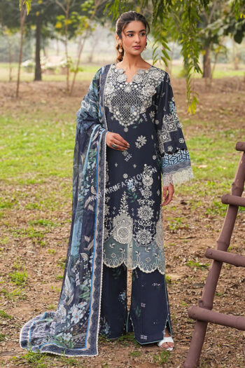 Ramsha Dhanak Embroidered Lawn Volume 1 ' 26 | DH-107