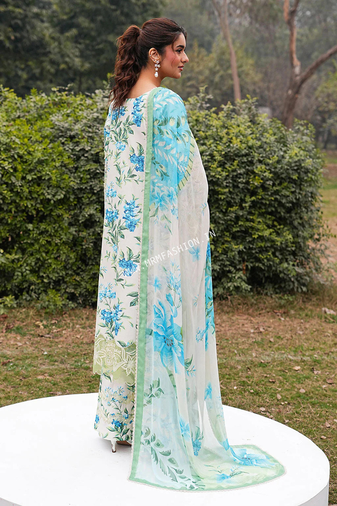 Ramsha Dhanak Embroidered Lawn Volume 1 ' 26 | DH-109 - Image 2