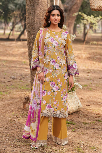 Ramsha Dhanak Embroidered Lawn Volume 1 ' 26 | DH-110