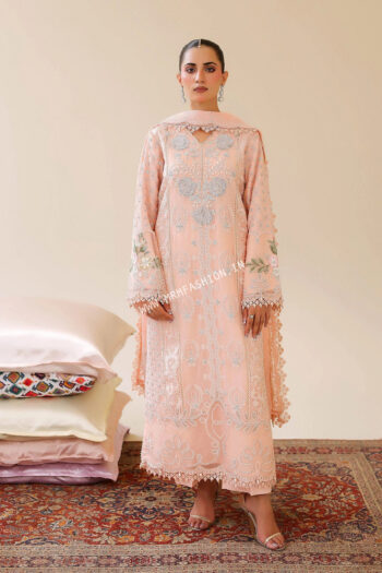 Bahaar Semi Stitched Chiffon By Za Clothes | D-13