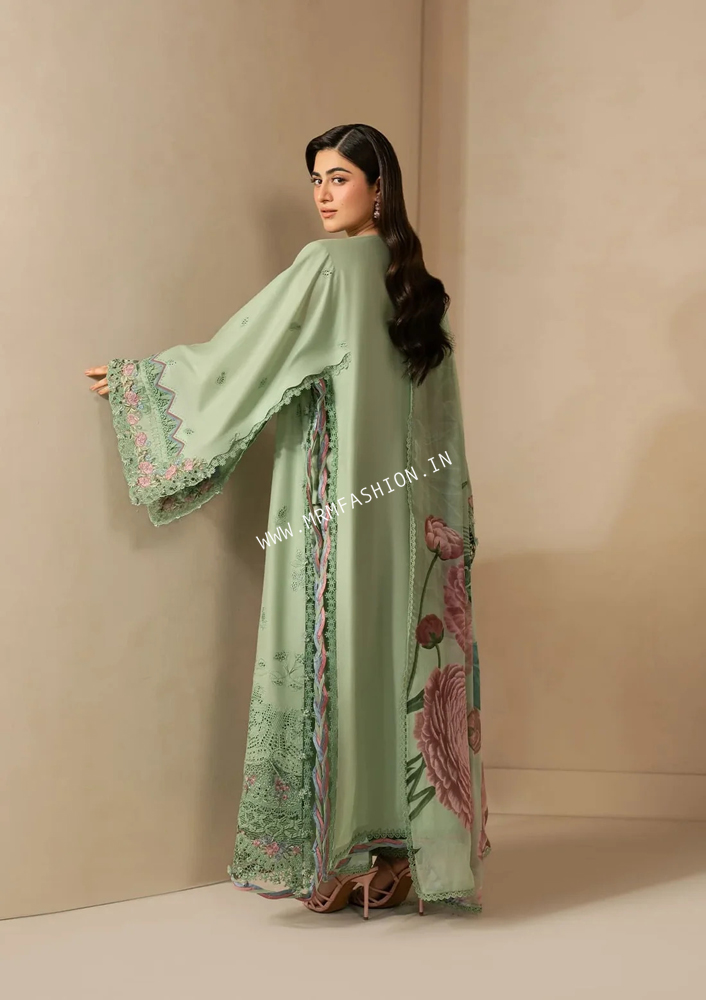 E.Craft Chikankari Lawn By Elaf ' 26 | EHC-04B - Image 2