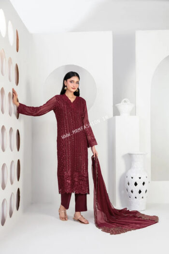 Ek Nayi Dastaan Vol-2 Embroidered Semi Stitched Chiffon By Tawakkal | D-4758