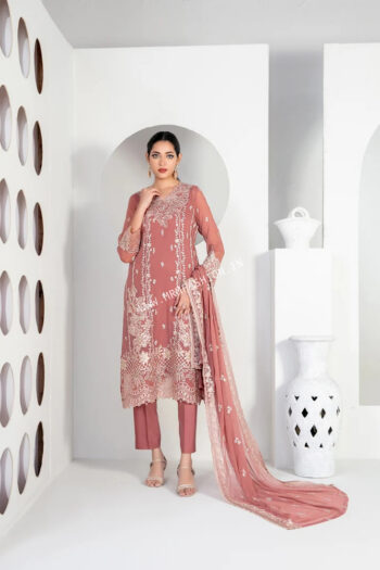 Ek Nayi Dastaan Vol-2 Embroidered Semi Stitched Chiffon By Tawakkal | D-4762