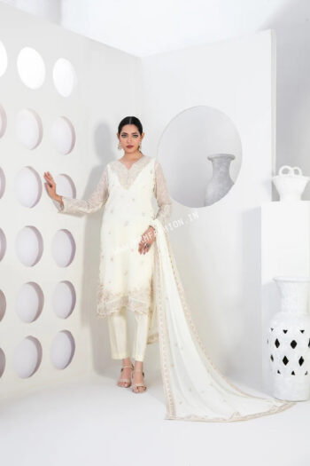 Ek Nayi Dastaan Vol-2 Embroidered Semi Stitched Chiffon By Tawakkal | D-4765